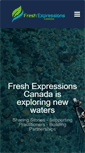 Mobile Screenshot of freshexpressions.ca