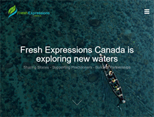 Tablet Screenshot of freshexpressions.ca